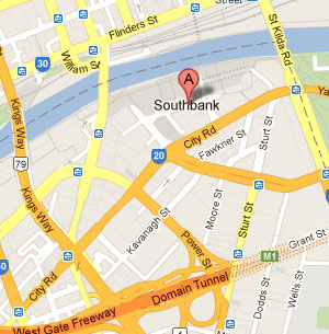 Southbank Map